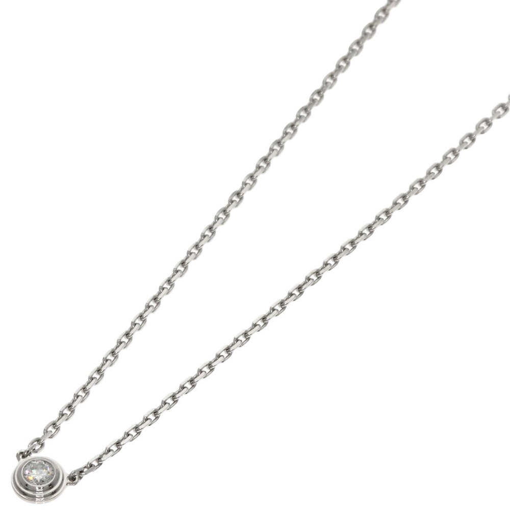 CARTIER 18k Silver Diamond Necklace